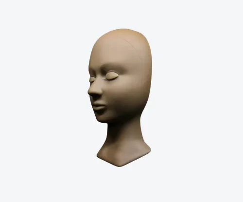 Silicon Eyelash Mannequin Head